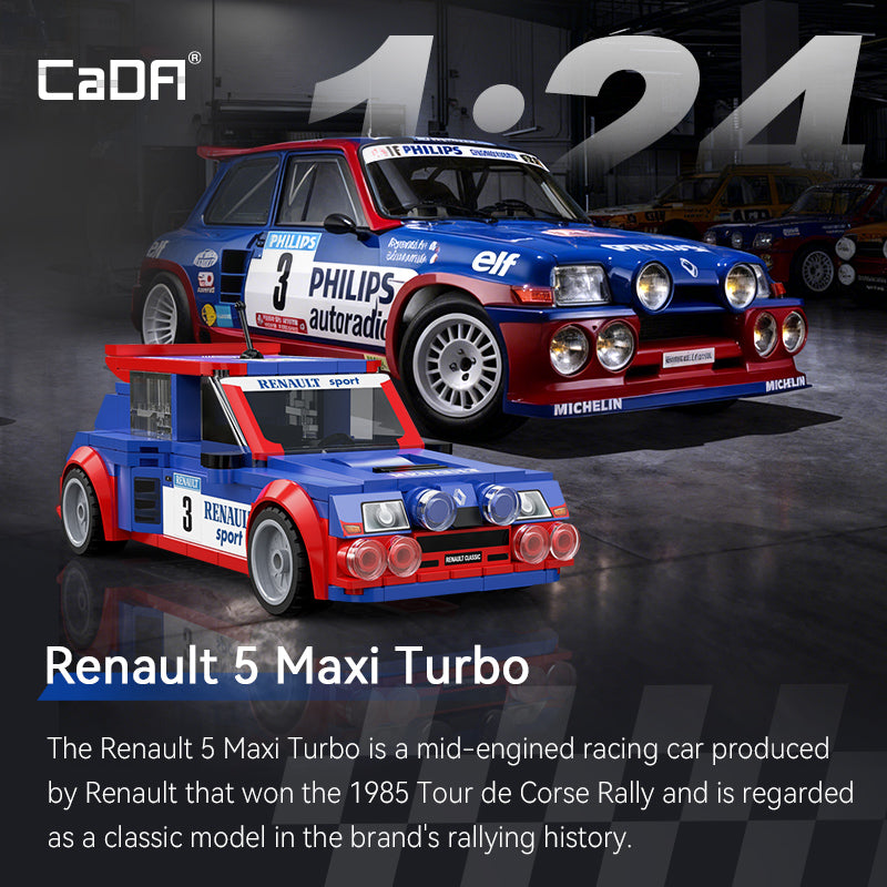 CaDA 1:24 Renault Series C55037W C55038W