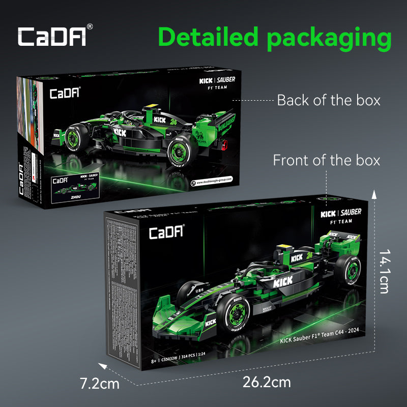 CaDA 1:24 KICK Sauber F1 Team C44 C55032W