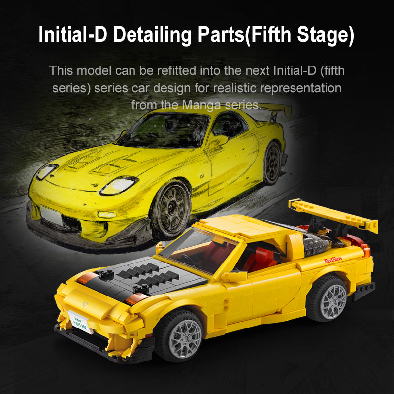CaDA Initial D 1:12 Mazda RX-7 FD3S C61023W