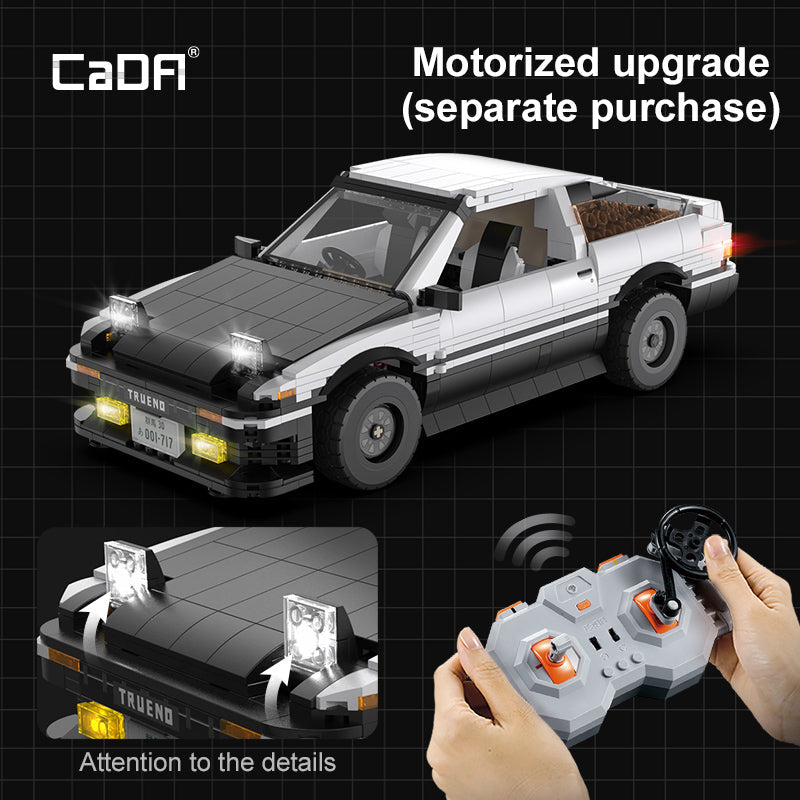 CaDA Initial D 1:12 Toyota Trueno AE86 C61024W