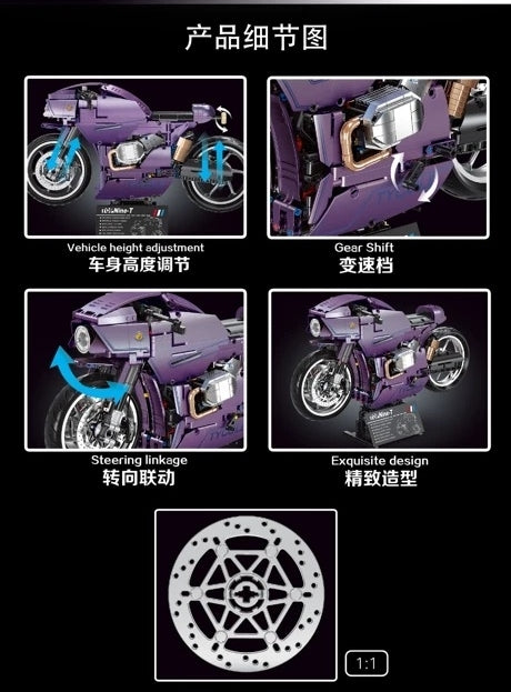 TGL T4056 Chrome Nine-T Motorcycle