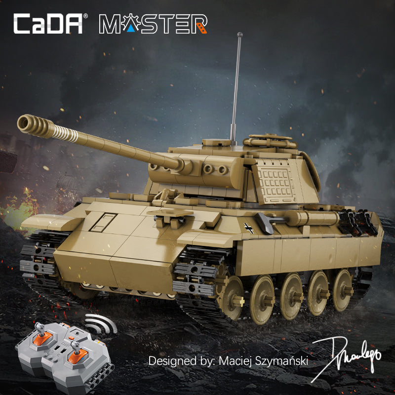 CaDA Master WW II German Panther Tank C61073W
