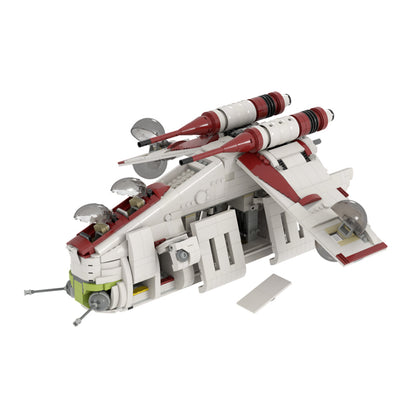 Star Wars MOC Republic Gunship based set 75021 MOC-35919