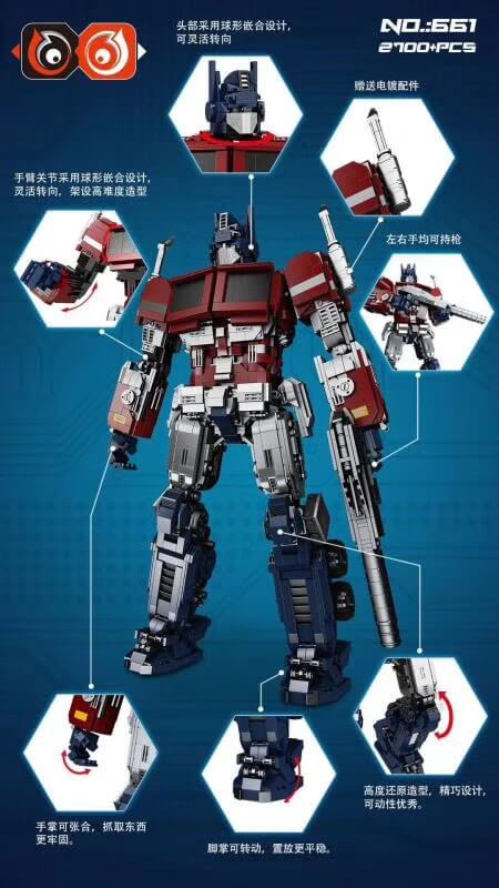 66-661 Optimus Prime Transformer Robot