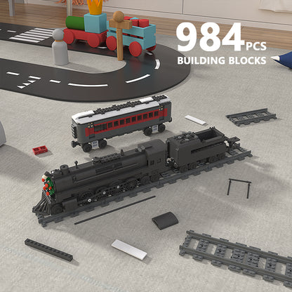 MOC The Polar Express Train building blocks kit with compatible bricks