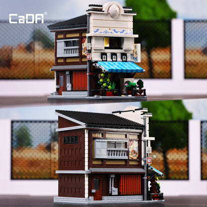 CaDA Buildings Japanese Storefront Series Sushi Shop C66018W