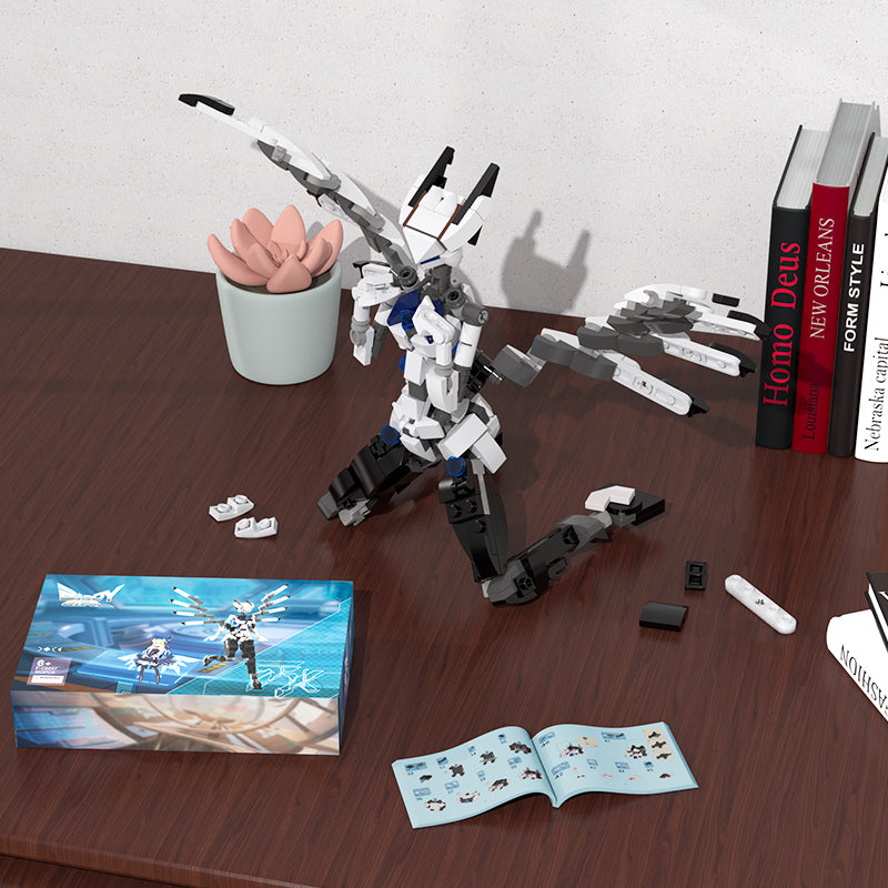 MOC Mobile Suit Girl Robot set