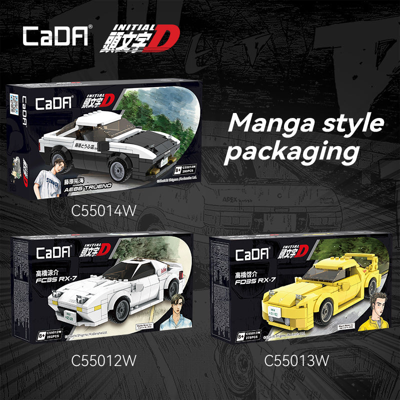 CaDA Initial D 1:24 Series C55012W-C55014W