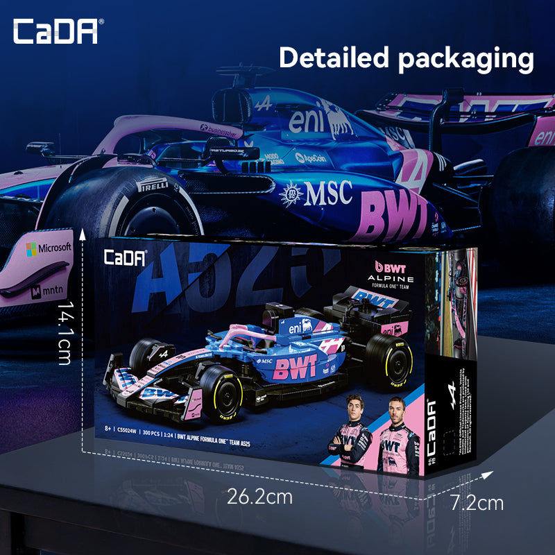 CaDA 1:24 BWT ALPINE FORMULA ONE A525 C55024W