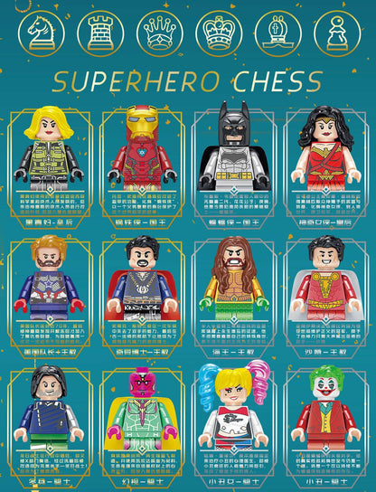 AIPIN 3901 Avengers Super Hero Book Collection Chess