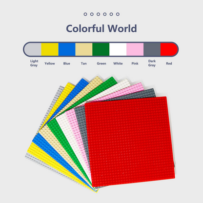 Stickable and Peelable Baseplates x 6 Pack