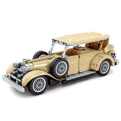 701900 Technic Series 841pcs Beijing Automobile Museum-LinKen Retro Classic Car Building Block Toy Ship From China
