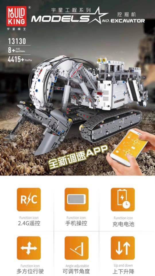 MOULDKING 13130 MOC Terex RH400 Mining Excavator Bucyrus