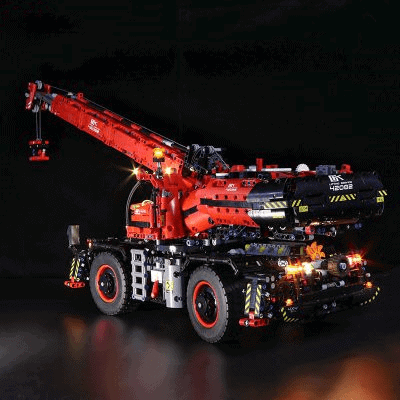 LEGO 42082 Led Light Terrain Crane Brick kits