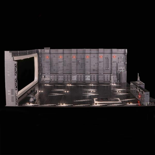 MOC-0631 Star Wars Docking Bay 327 Hanger MOC for minifig scale UCS Falcon Limited Edition building blocks bricks set