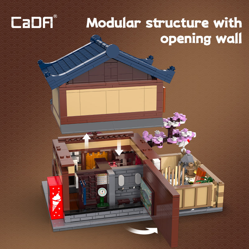 CaDA Buildings Japanese Sento C66012W