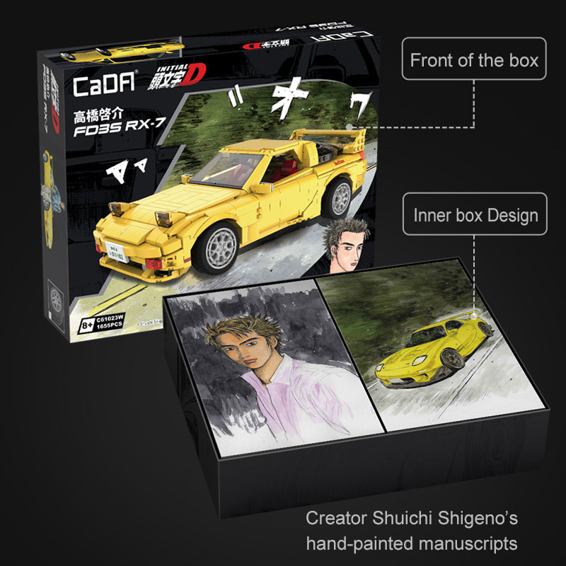 CaDA Initial D 1:12 Mazda RX-7 FD3S C61023W
