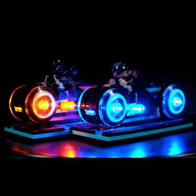 LEGO 21314 LED Light TRON Legacy High Speed Brick kits