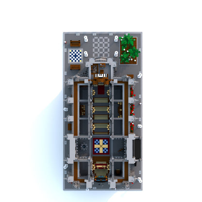 MOC-29962 Modular Cathedral Building building blocks kit with compatible bricks