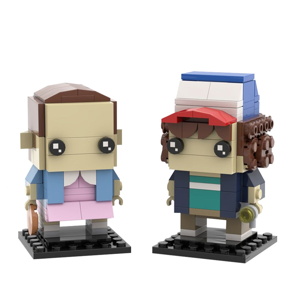 MOC-26518 Stranger Things Brickheadz Collection - Dustin &amp; Eleven