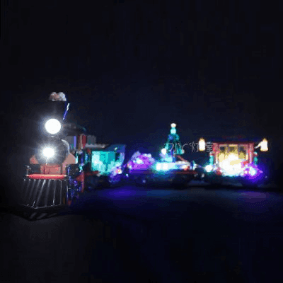 LEGO 10254 Led Light Winter Holiday Train Brick kits