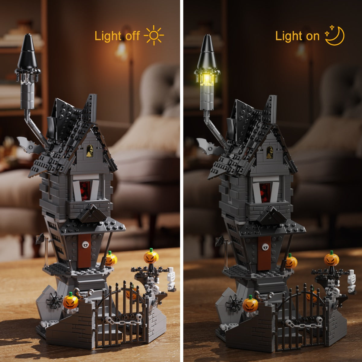 MOC-18780 Jack Skellington's House - Nightmare Before Christmas