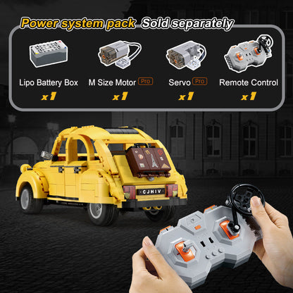 CaDA bricks 1:12 Citroen 2CV | C61026W