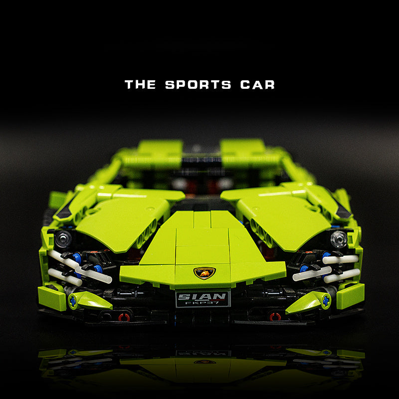 9913 Moc Technic 1:14 LAM static version Sports Car Building Blocks Super Car Bricks 1280PCS Toys From China.