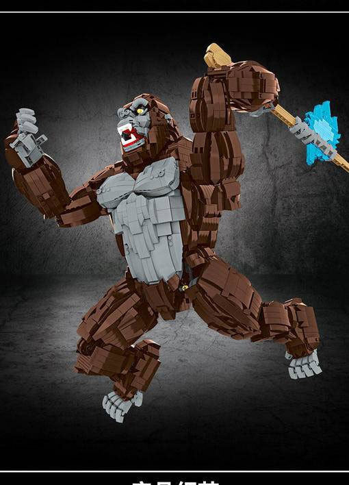 992 Movie &amp; Game Series KING KONG OVERLORD Building Blocks 3000pcs Bricks From China
