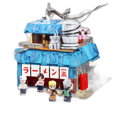 (Pre-sale Available on 20th Oct.)Keeppley K20509 Movie View Noodle Shop Building Blocks Japanese Architecture House Bricks Toys From Europe 3-7 Days Delivery