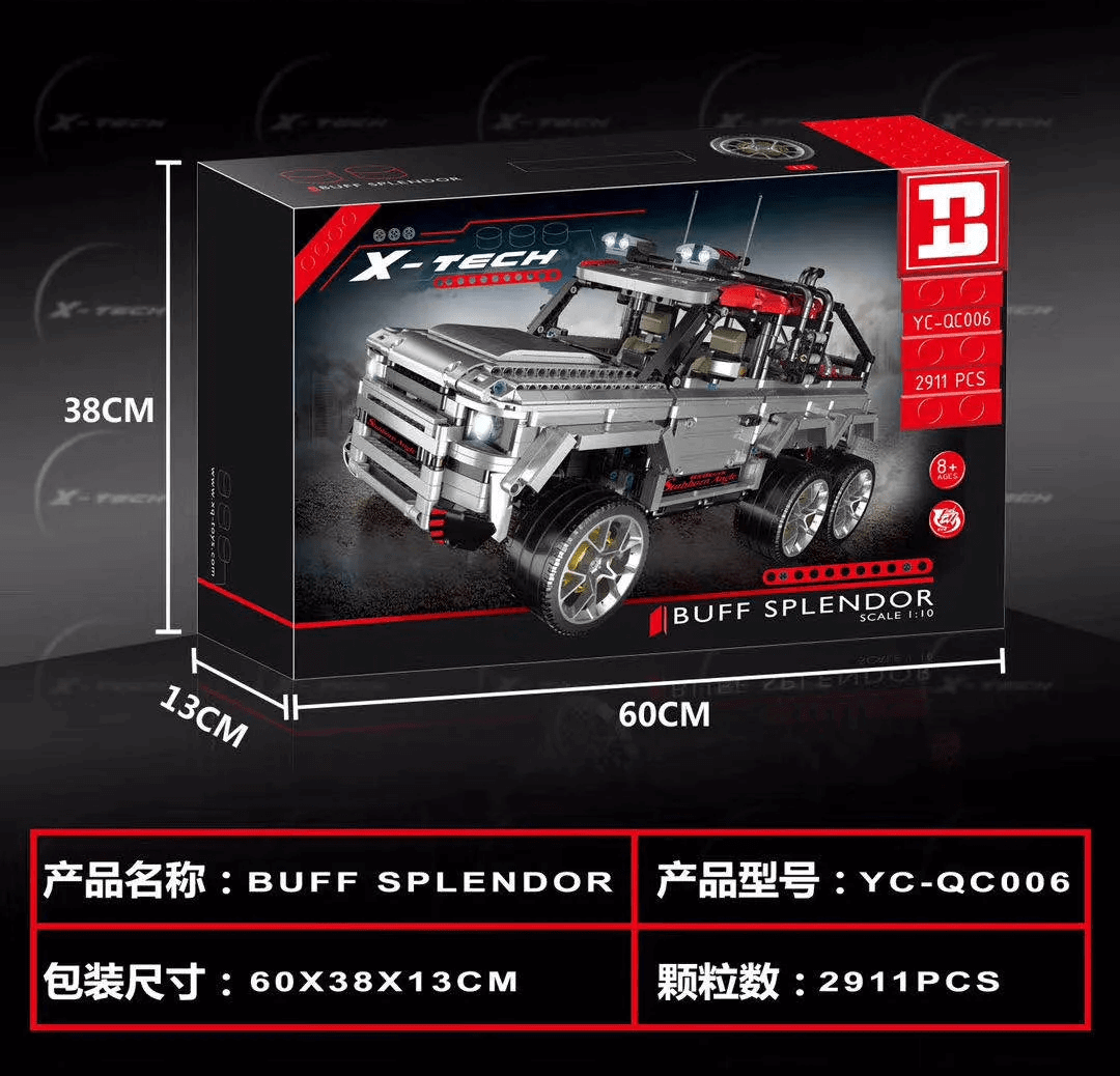 BUILO QC006 Land Rover Defender Pick Up 6 Wheels Flying Huntsman Kahn Design