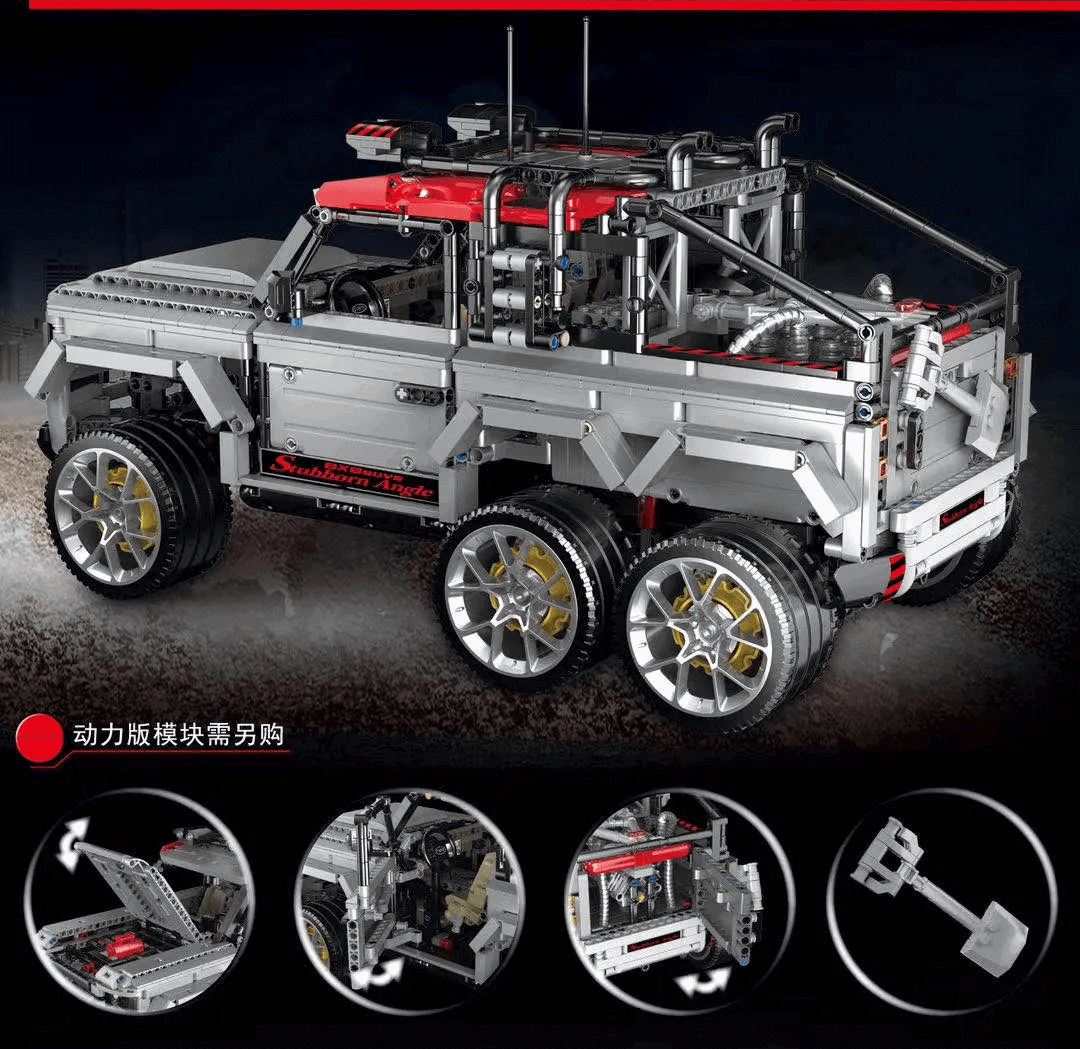 BUILO QC006 Land Rover Defender Pick Up 6 Wheels Flying Huntsman Kahn Design
