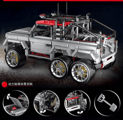 BUILO QC006 Land Rover Defender Pick Up 6 Wheels Flying Huntsman Kahn Design