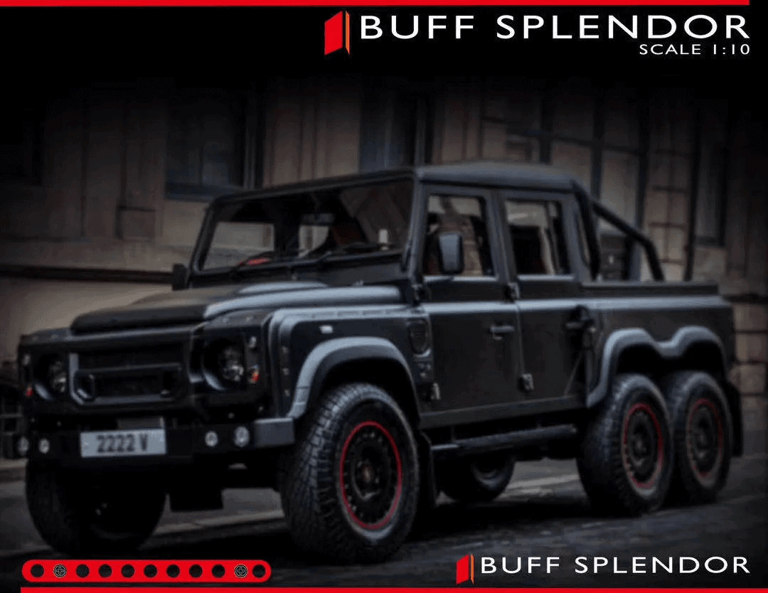 BUILO QC006 Land Rover Defender Pick Up 6 Wheels Flying Huntsman Kahn Design