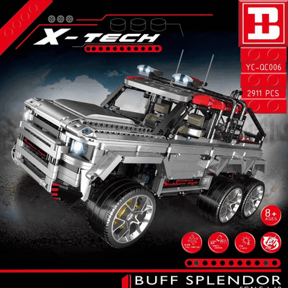 BUILO QC006 Land Rover Defender Pick Up 6 Wheels Flying Huntsman Kahn Design