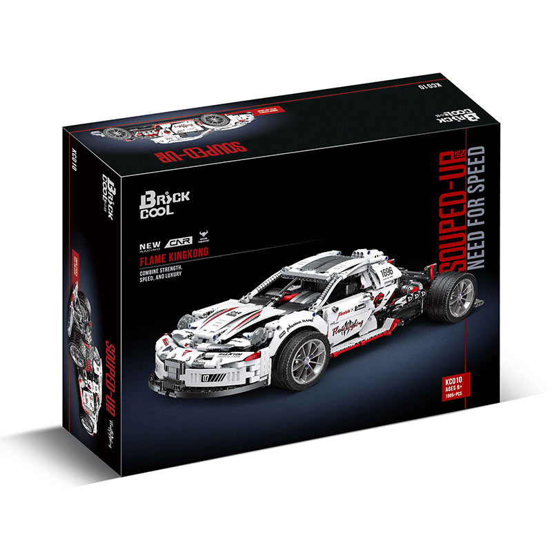 BrickCool KC010 Technic Flame Kingkong Cool modified car building blocks 1995pcs Toys For Gift ship from China