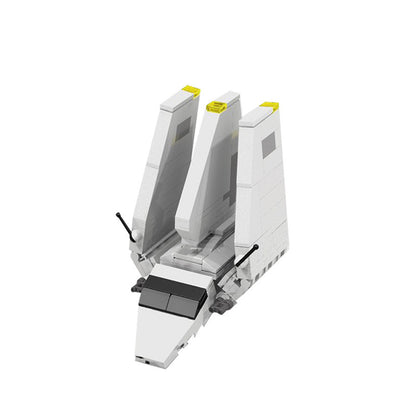 BuildMOC Compatible with LEGO Technic Machinery Series Inserting Building Block Toys MOC-5869 Small Particle Imperial Shuttle