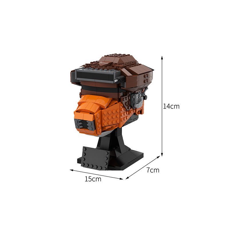 BuildMo MOC-60164 Boushh Helmet Ship From China