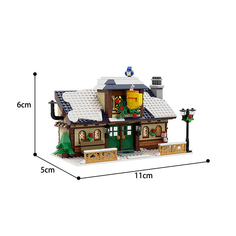 BuildMoc C6035 "Creative” Winter Village Cafe Building Block Toys From China [PDF manual]