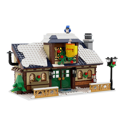 BuildMoc C6035 "Creative” Winter Village Cafe Building Block Toys From China [PDF manual]
