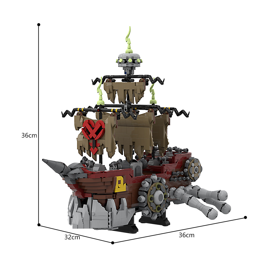 MOC-159076Kingdom Hearts Pirate Ship Heartless