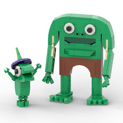 Smiling Friendsglep,pim,charlie,alan,Mr Frog