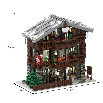 MOC-91029 winter architecture,Alpine Lodge