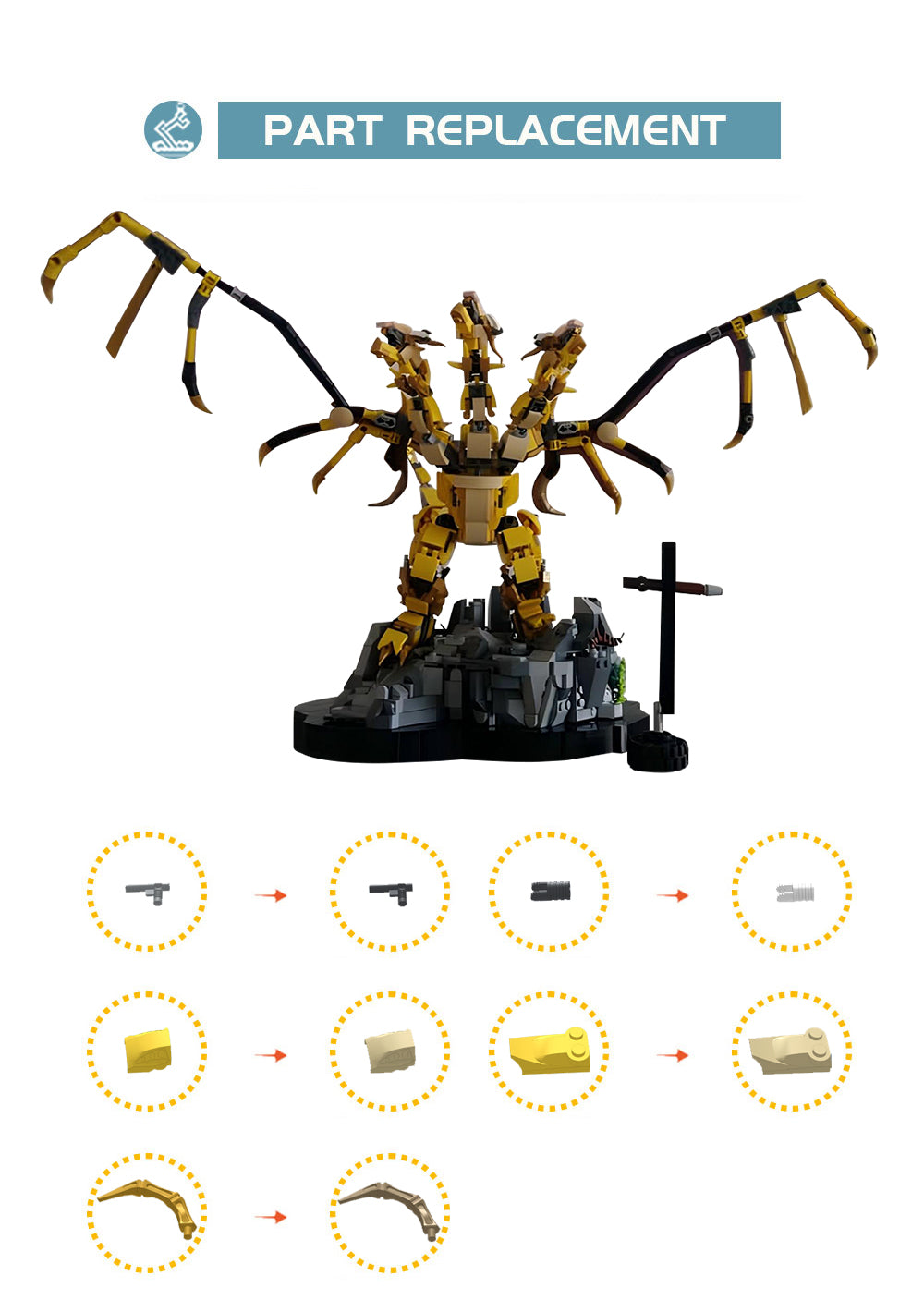 MOC-86791Godzilla King Ghidorah