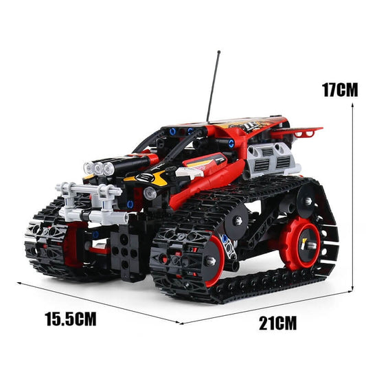 MOULDKING 13036 Mini Tank RC Track Stunt Car Red