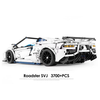 LEZHUANG 2101 MOC 17698 Lamborghini Aventador SVJ Roadster 1:8