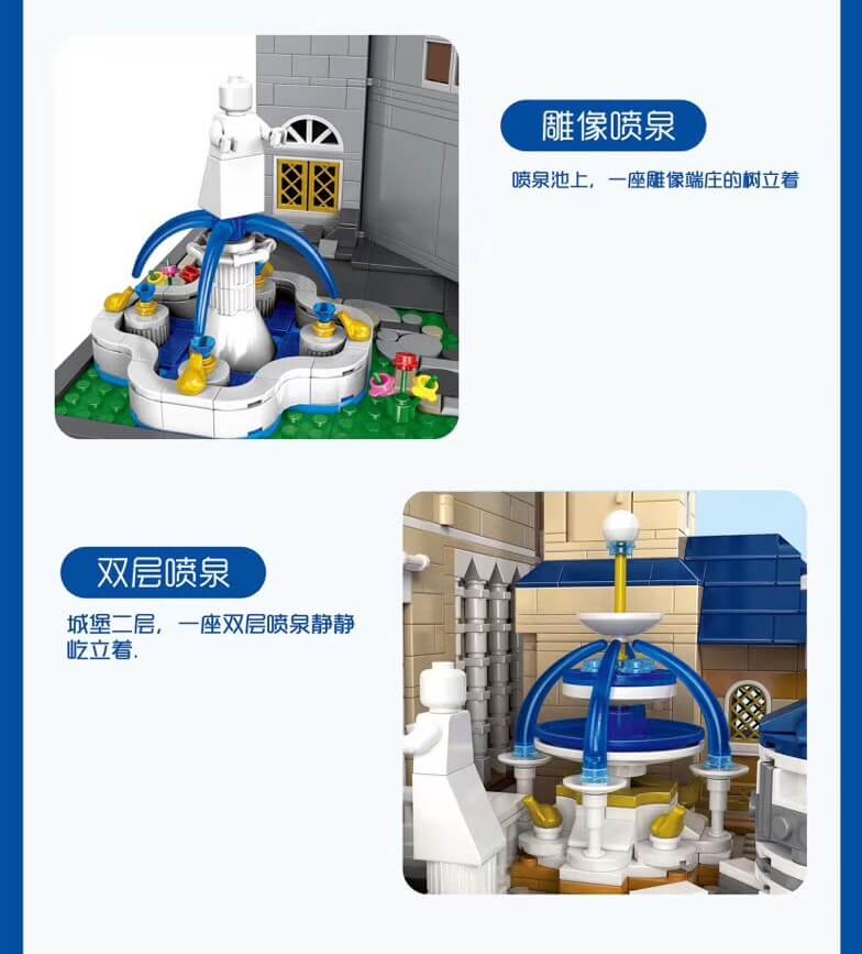 MOULDKING 13132 Disney Cinderella Castle Big version 8300pcs