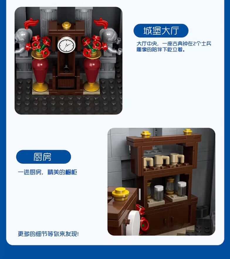 MOULDKING 13132 Disney Cinderella Castle Big version 8300pcs