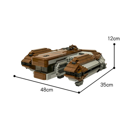 MOC-16083 SW Knights of the Old Republic Ebon Hawk building blocks series bricks set