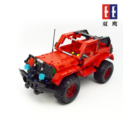 C51001 531Pcs Buliding Car Blocks Car Herdsman Jeepp  Model DIY 2 in 1 RC Building Block Toy Cars Gift Ship From China